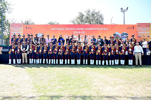 PRINCE LOTUS VALLEY SCHOOL MUSICAL BAND WON ALL INDIA INTER SCHOOL BAND COMPETITON.
