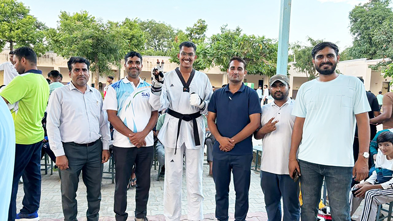 Prince Academy's Bhanupratap & Manisha Selected on National Level Tournament.
