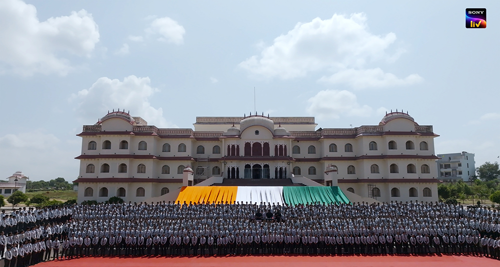Prince's 1100 students gave a spectacular performance on the India's Got Talent show.
