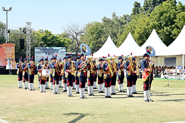 Prince Musical Band perform at Statue of Unity, Gujarat in presence of PM Narendra Modi.