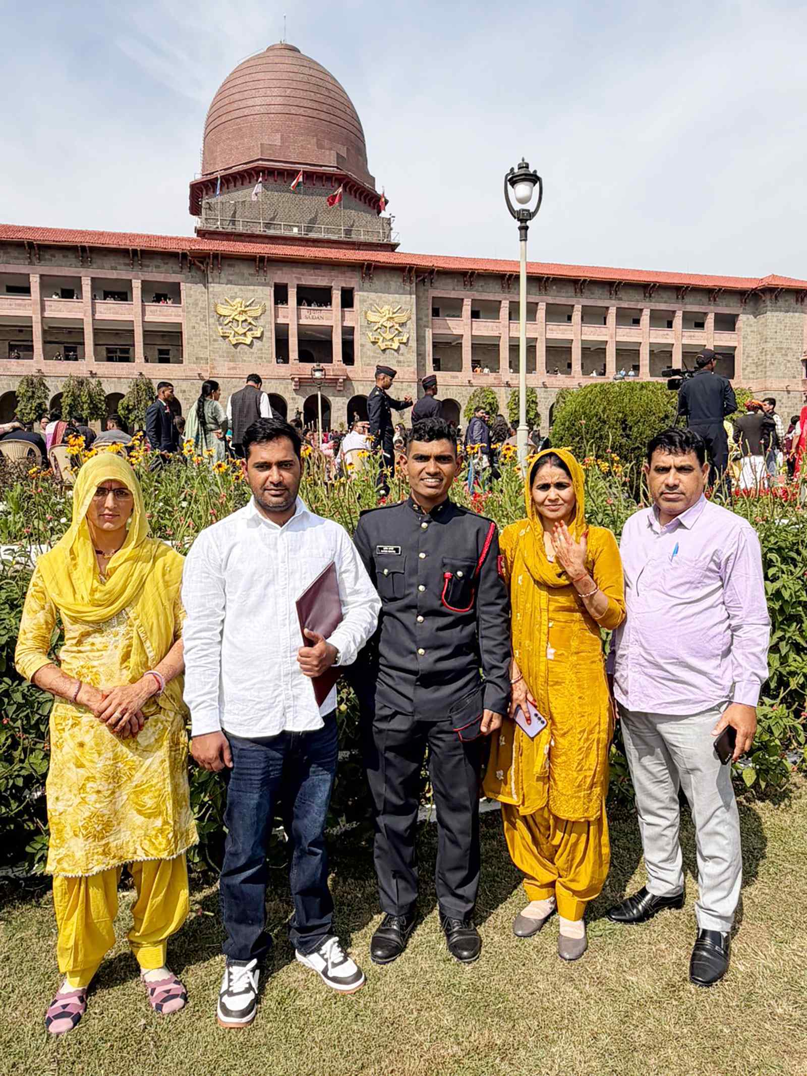 Prince NDA Academy's Satish attends NDA Passing Out Parade