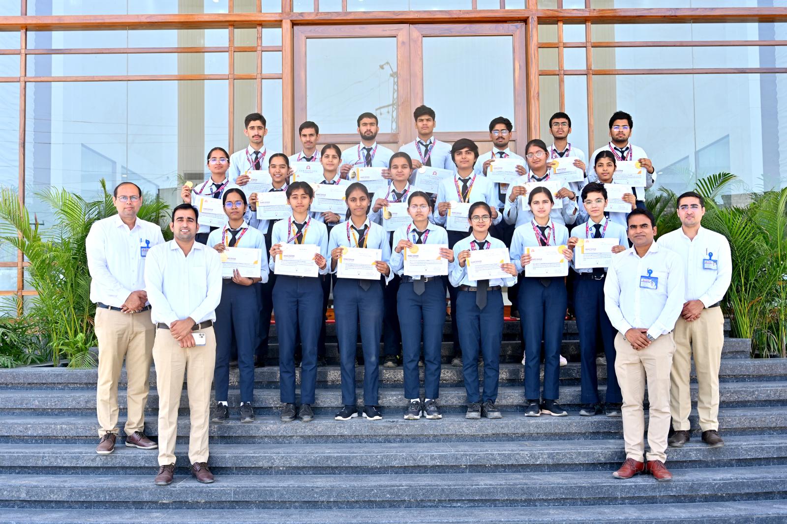 Mega Talent Hunt Award Ceremony at Prince College, Sikar