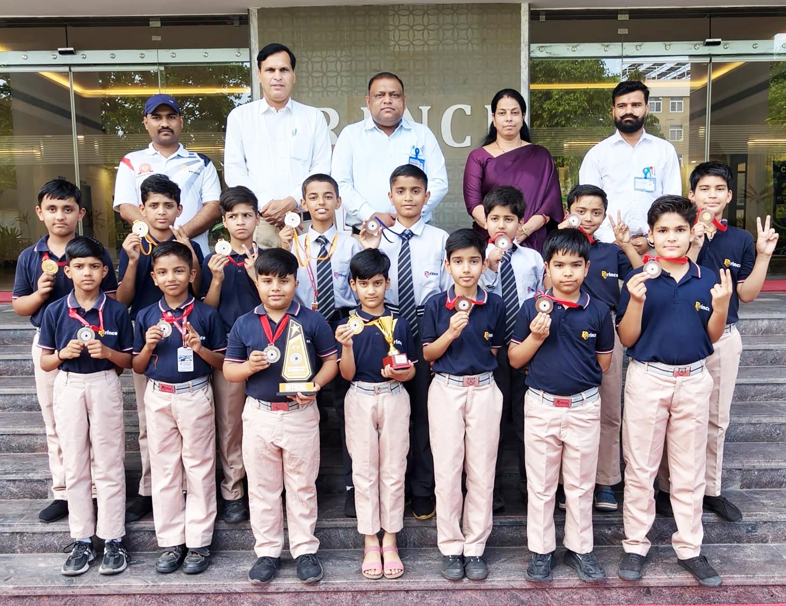 Prince Academy won 15 Medals in Karate Championship