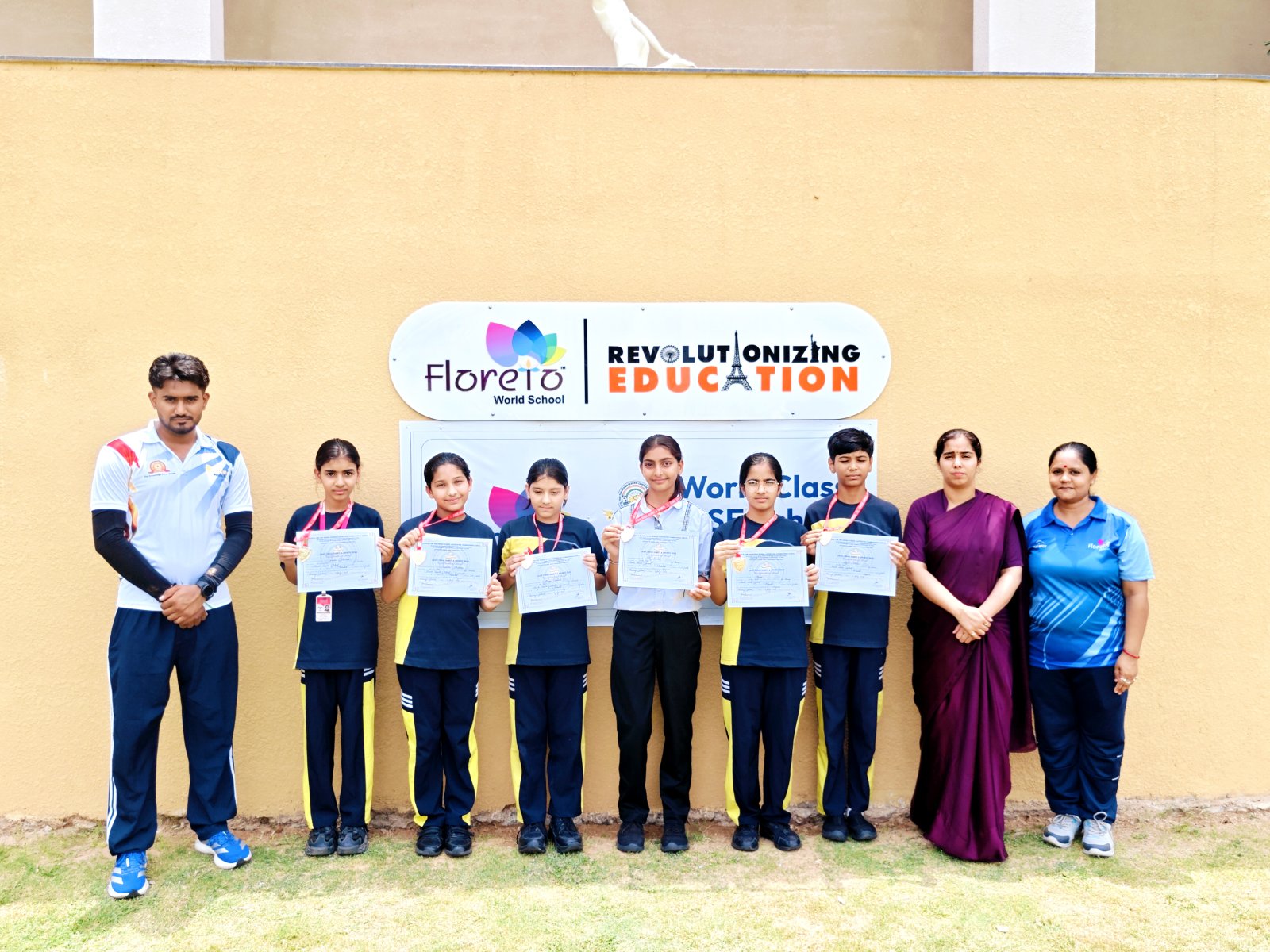 Floreto Won 3 Gold Medals in Zonal Kabaddi Tournament